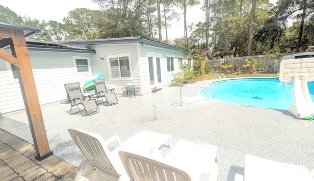 Backyard Paradise Saltwater Pool House