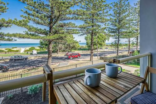 Beachfront self contained upstairs apartment