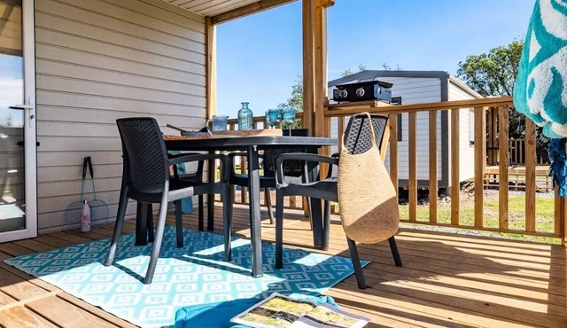 Campsite Le Robinson * - Cozy LV Plancha 3-Room Mobile Home 4 adults + 1 child under 12 years old