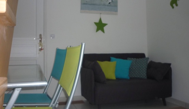 Charming duplex studio, with terrace and independent, of the Gulf of Morbihan in Plescop
