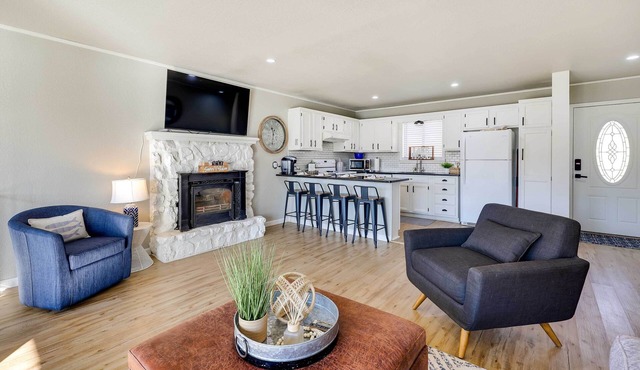 Deck, Dock, Fire Pit: Grand Lake Lakefront Home