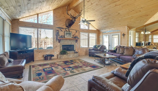 Fire Pit, Views: Lakefront Toledo Bend Retreat!