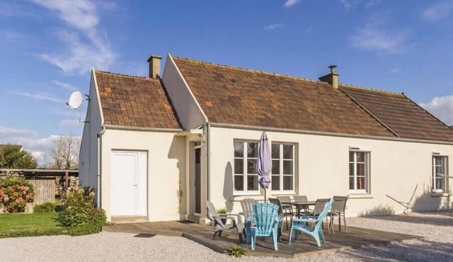 House with terrace near Sciotot beach, ideal for hiking