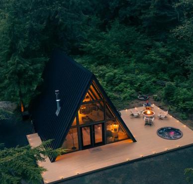 Lafa Cabin - Luxe A Frame Retreat with Hot Tub, Sauna, Firepit- 5 Min to Mt Rainier
