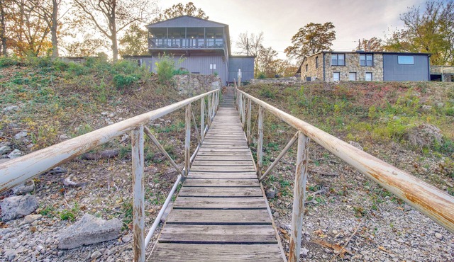 Lakefront Eucha Escape w/Views & Boat Slip!