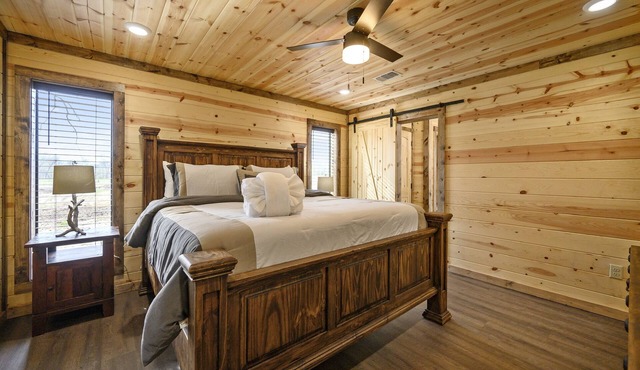 Large River front cabin overlooking Glover River