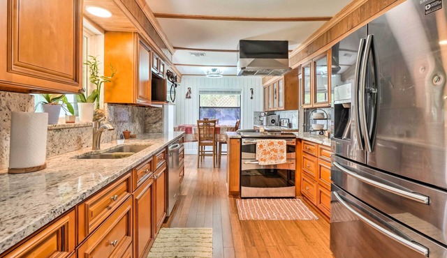 Lush Riverfront Escape w/Private Boat Dock! in Riverview