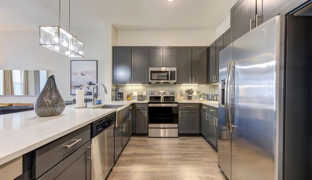 Lux Modern Art Apartment Near Eateries and Theater by RGS
