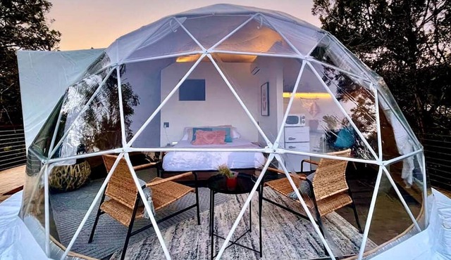 Marble Falls Glamping Dome for Romantic Getaways near Austin