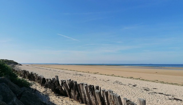 Mobile-home à 150m de la Plage D'utah Beach Dans un Camping Paradis