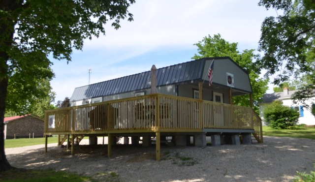 Panther Den Cabin is located 4 miles from Hwy K Campground