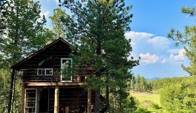 Quiet, romantic log cabin on 20 acres in pristine Black Hills National Forest.