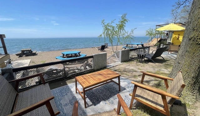 Rustic Beachfront Tiny Cabin Retreat Near Point Pelee