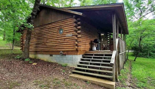 Tranquil log cabin #1 at Wisteria
