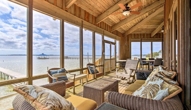 Waterfront Home on Perdido Bay: Private Dock, View in Elberta