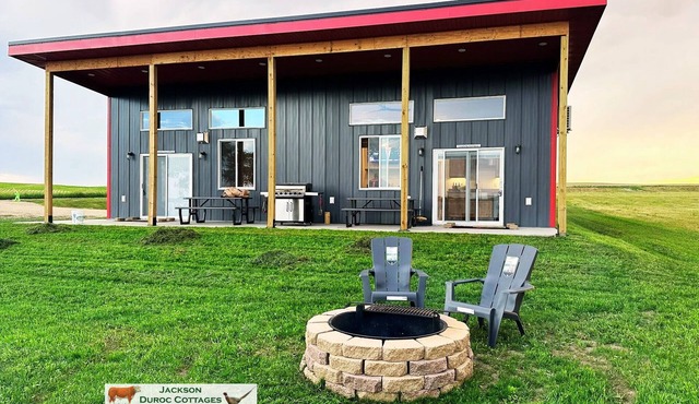Wishek Cottage: Lakefront Stay on Dry Lake, ND - Beach, Sauna, Pontoon and More