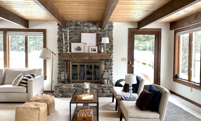 Moscow House | Ashwood A-Frame Retreat in Stowe Hollow, Minutes from Village