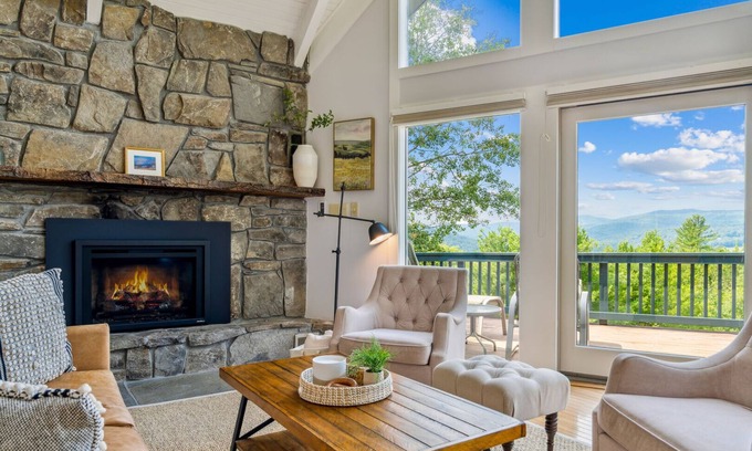 Quechee House | Mountainside Home, Great Views! - Birds Eye View